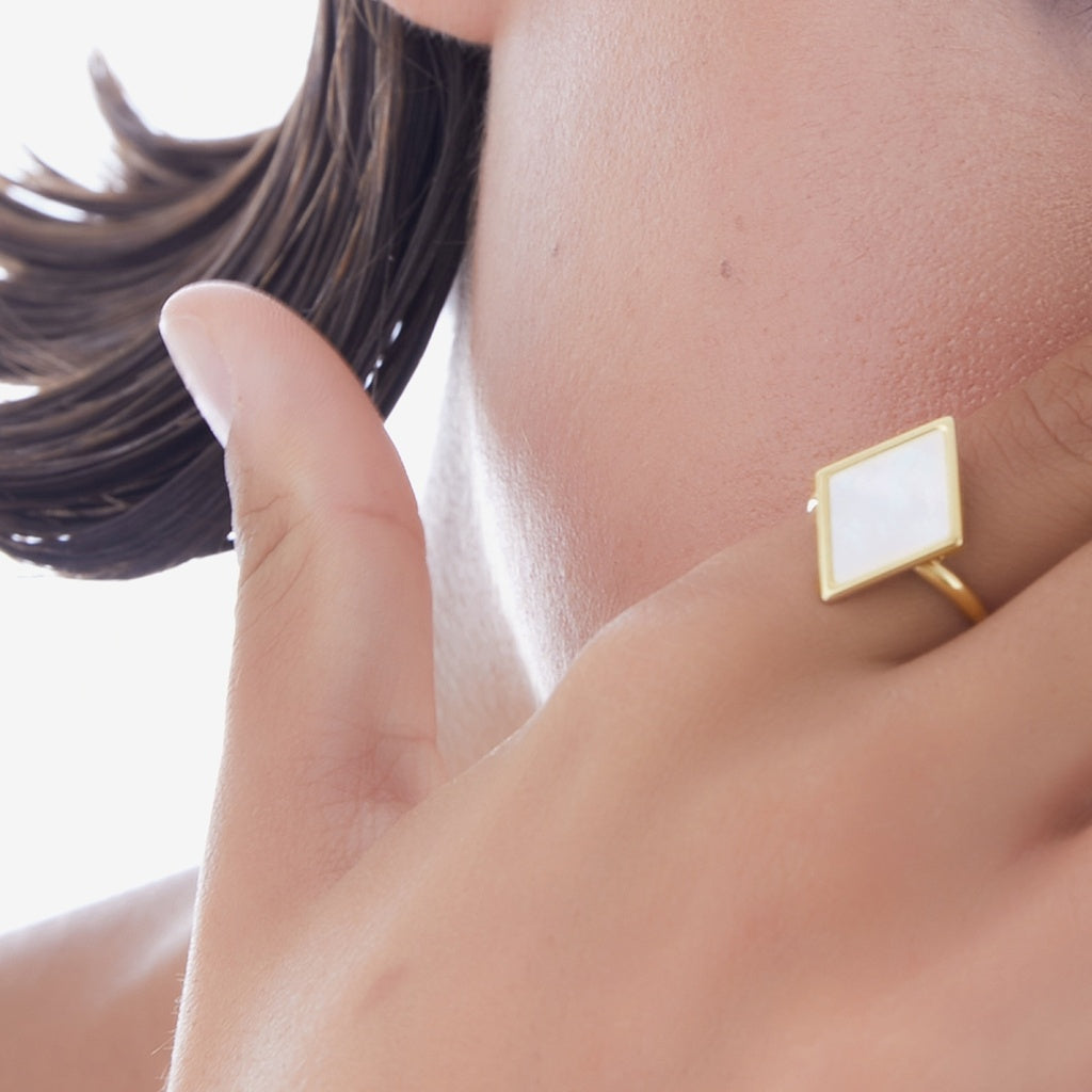 Gede Ring - Mother of Pearl