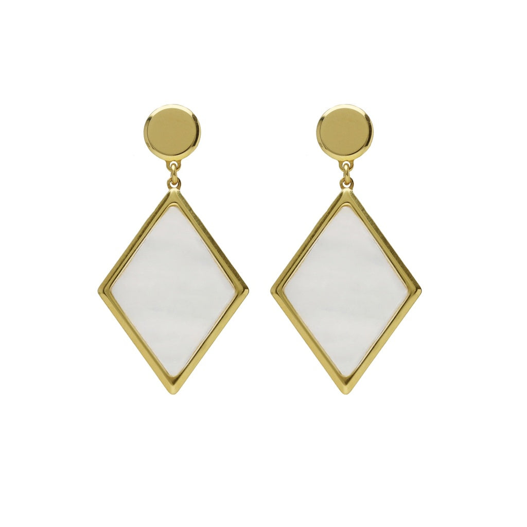 GEDE EARRINGS XL - Mother of Pearl