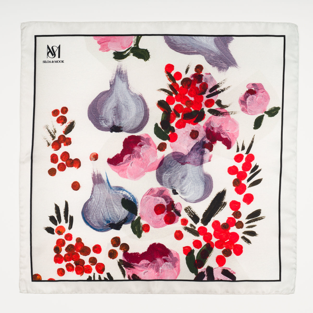 Silk Scarf XL - Lilyrose Ivory