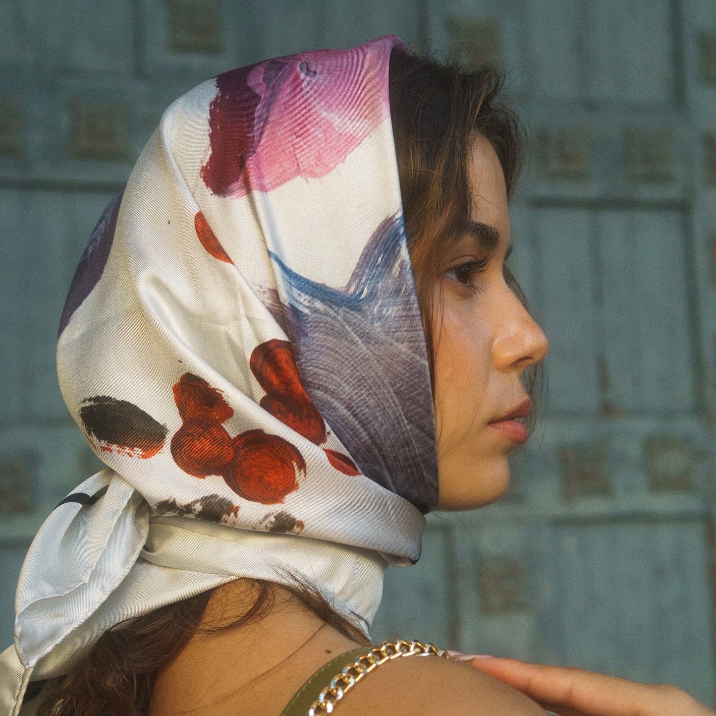 Silk Scarf Small - Lilyrose Ivory