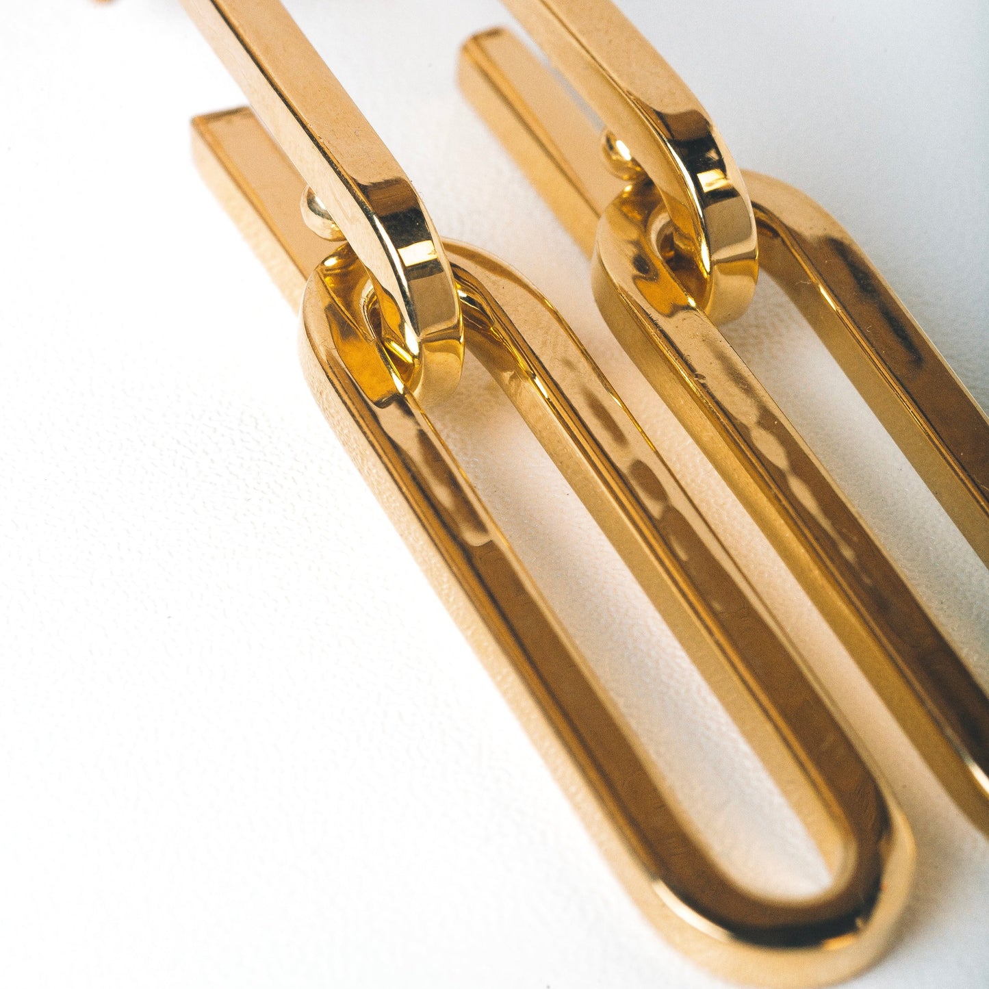 CLASSIC CHAIN EARRING - Sterling Silver / 18k Gold-plating
