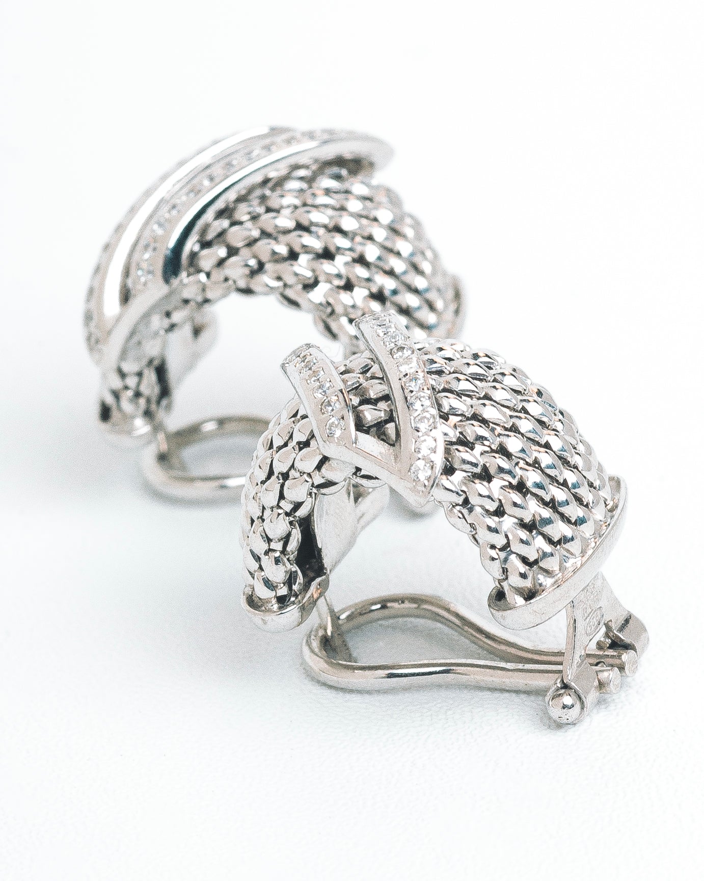 LYA EARRINGS - Sterling Silver / Rhodium plating