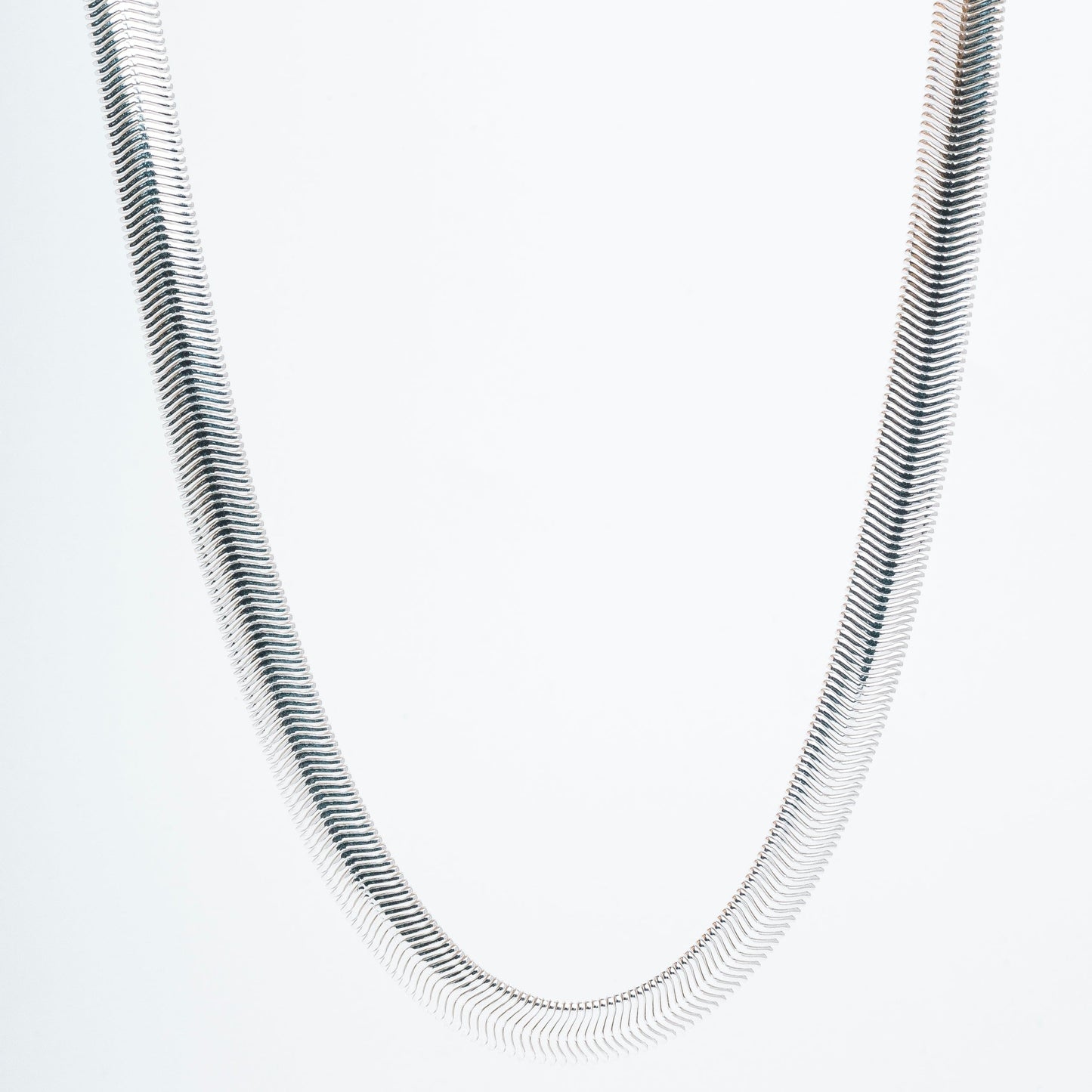 FREJA SNAKE NECKLACE - Sterling Silver / Rhodium-plating