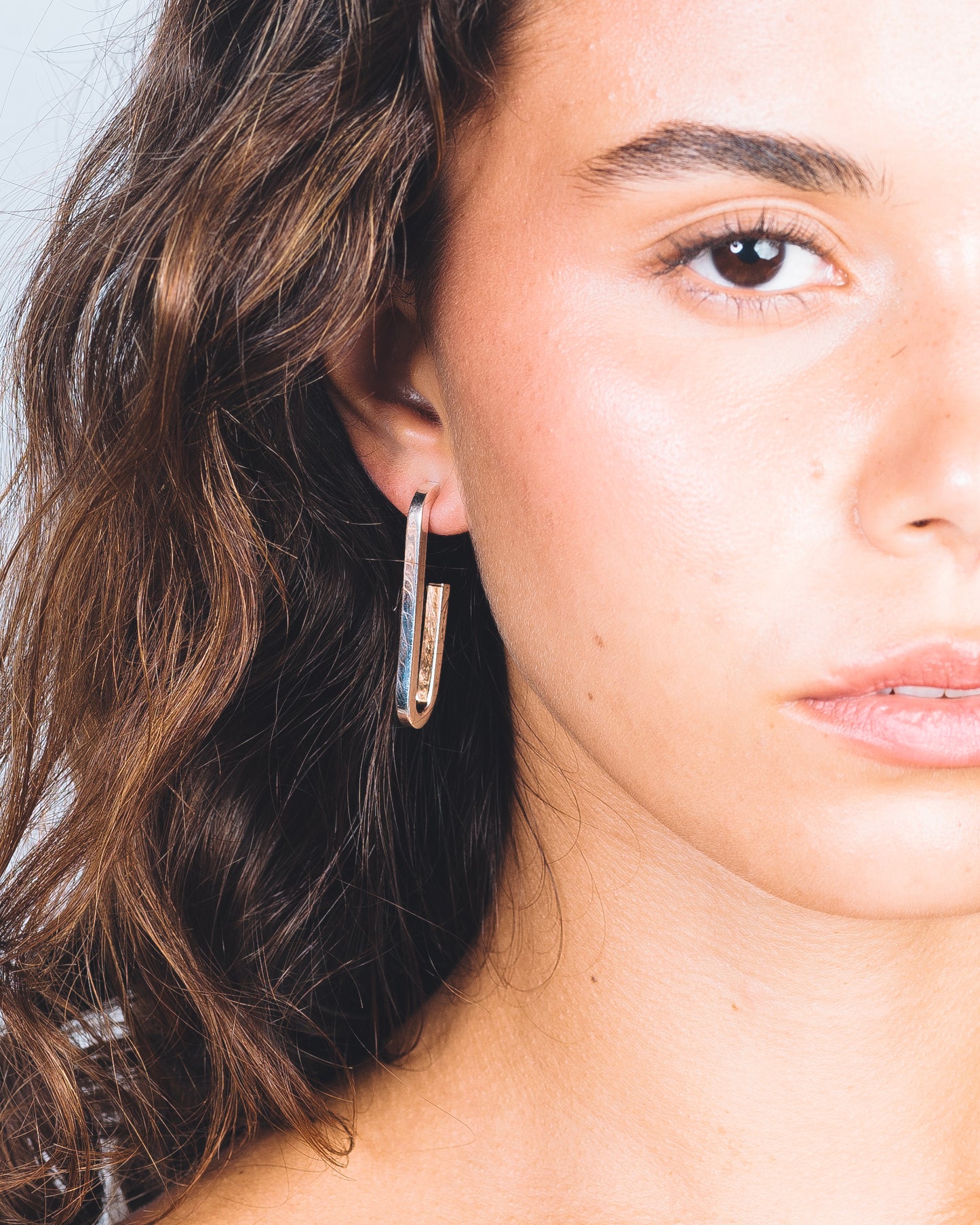 CLASSIC LOOP - Sterling silver / Rhodium plating