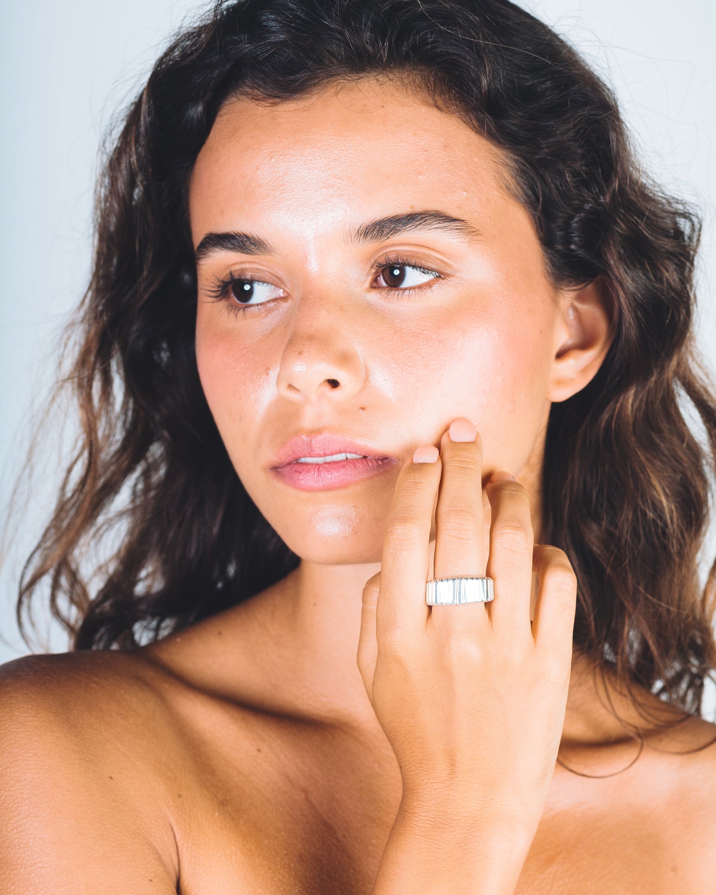 ANILLO FRIDA - Plata de Ley / Baño de Rodio