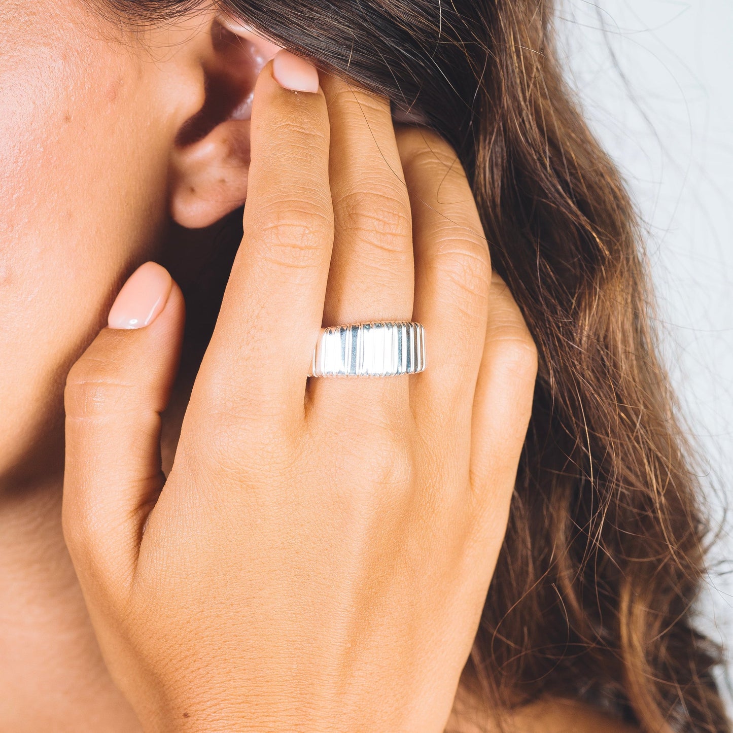 ANILLO FRIDA - Plata de Ley / Baño de Rodio