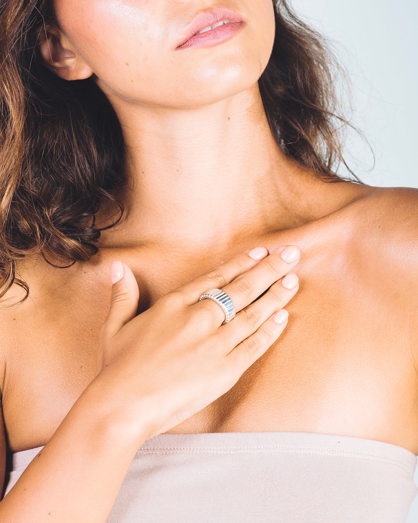 ANILLO FRIDA - Plata de Ley / Baño de Rodio