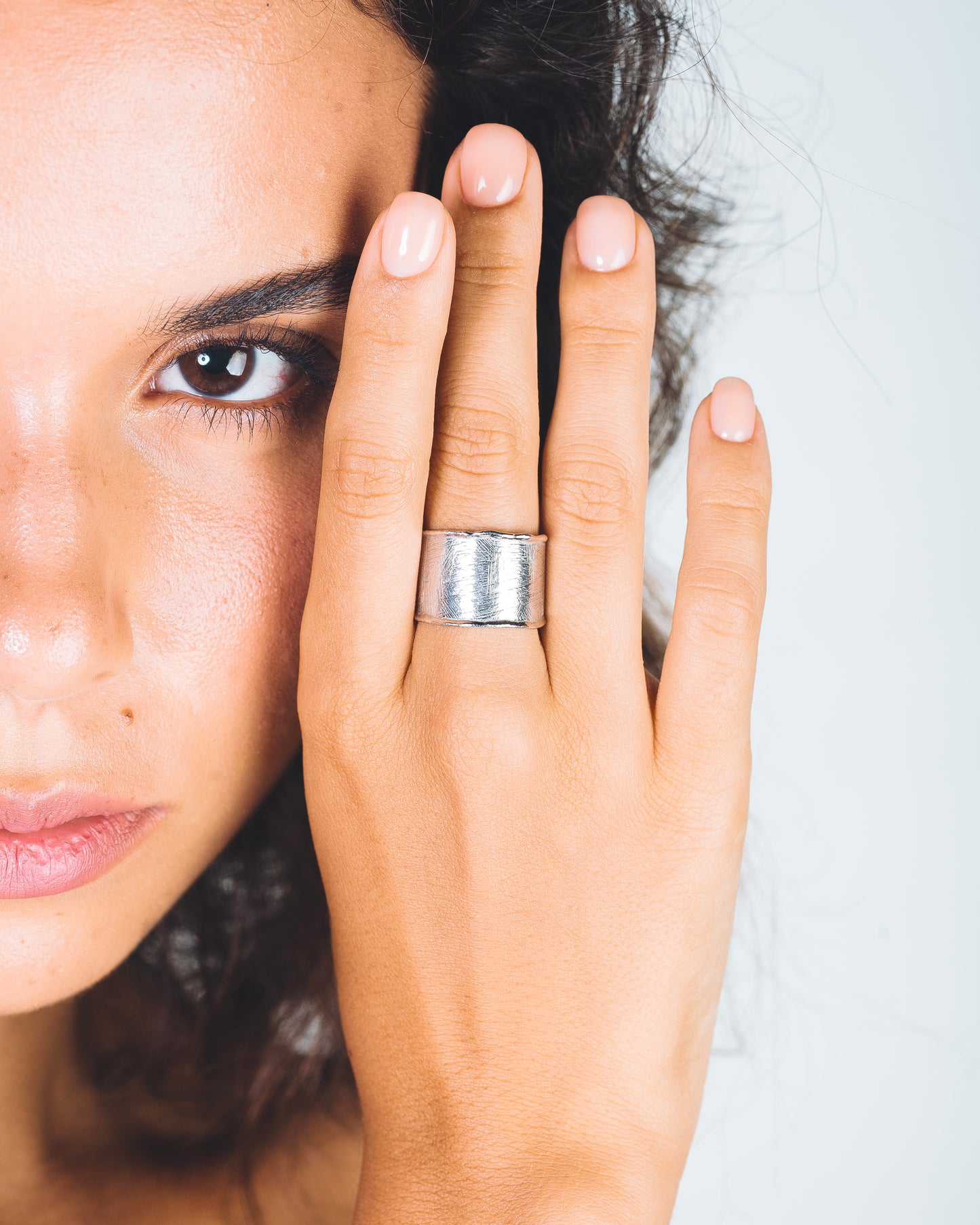 GAIA RING - Sterling Silver / Rhodium plating