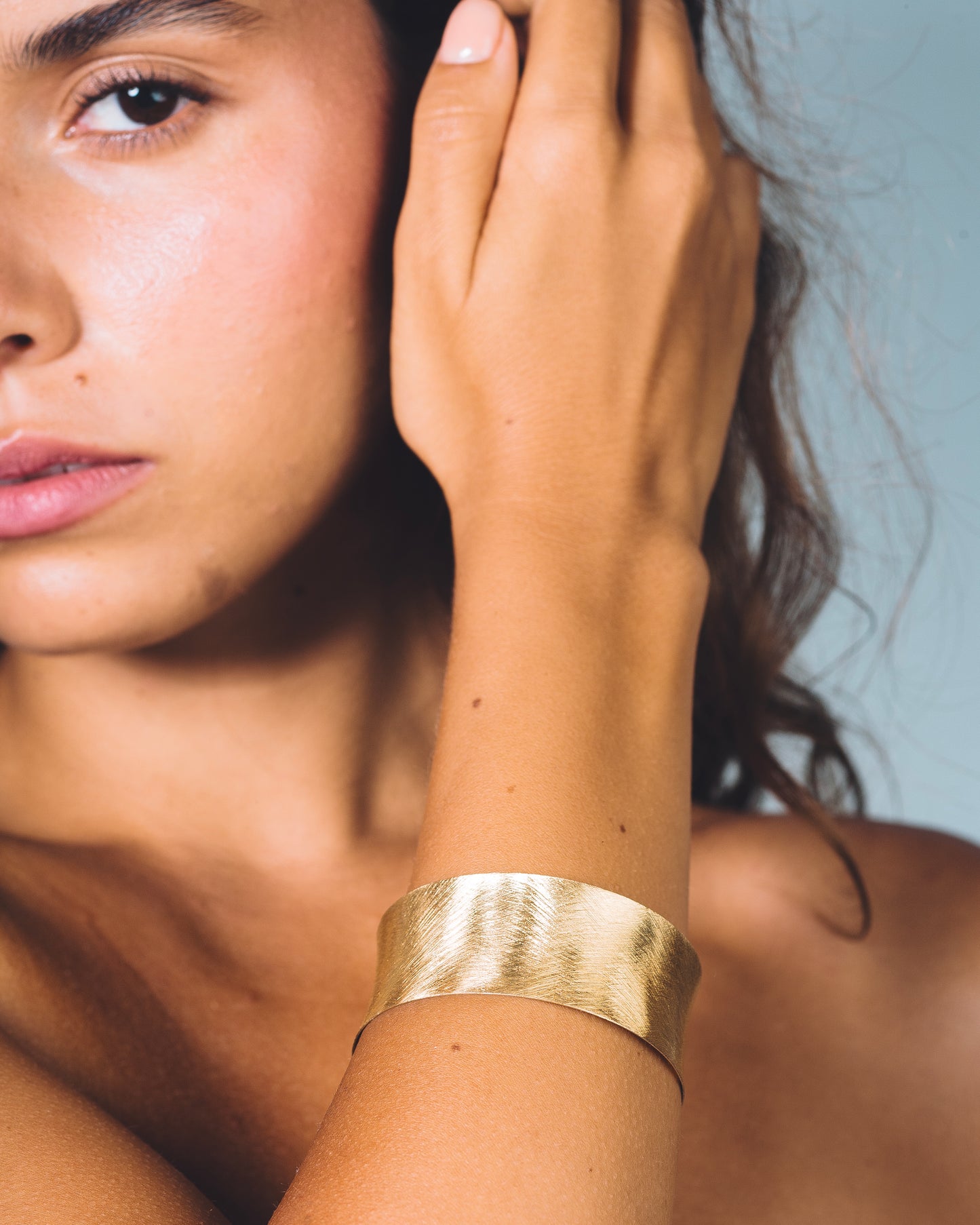 HEMERA CUFF BRACELET - 18k gold-plating