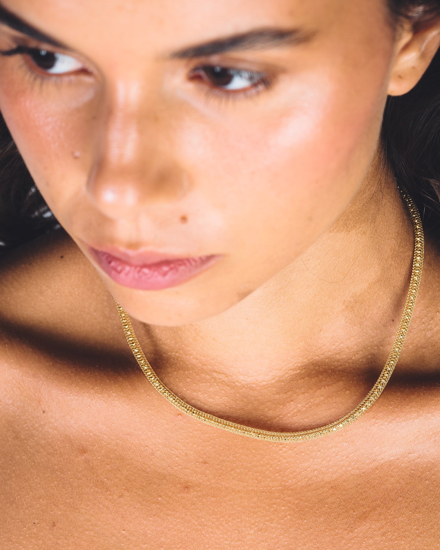 COLLAR CADENA ELEA - Plata de Ley / Baño de Oro 18k