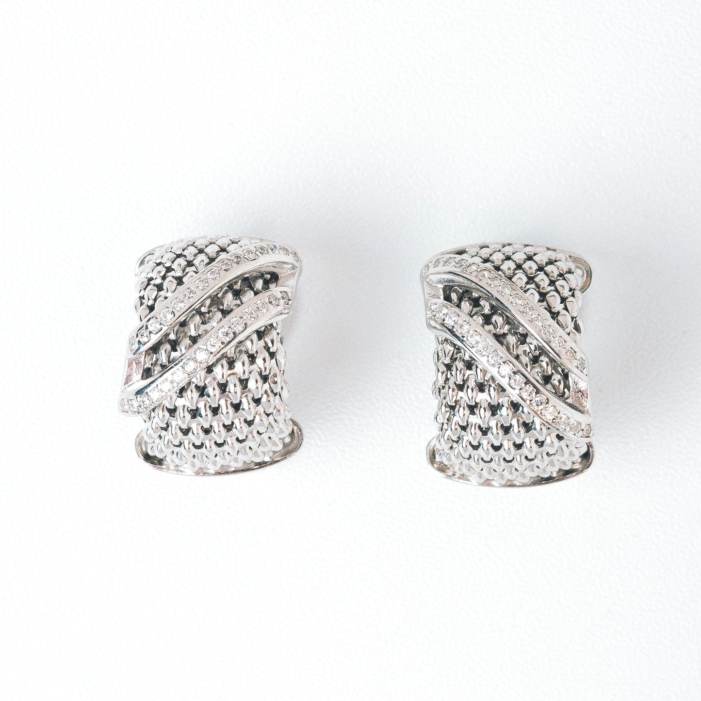 LYA EARRINGS - Sterling Silver / Rhodium plating