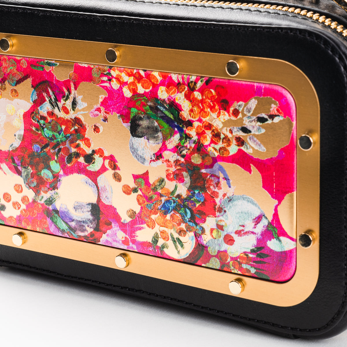Maera bag with Lilyrose Art - Black