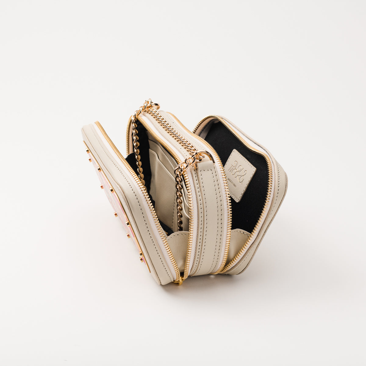 Bolso Maera con Lilyrose Art - Marfil