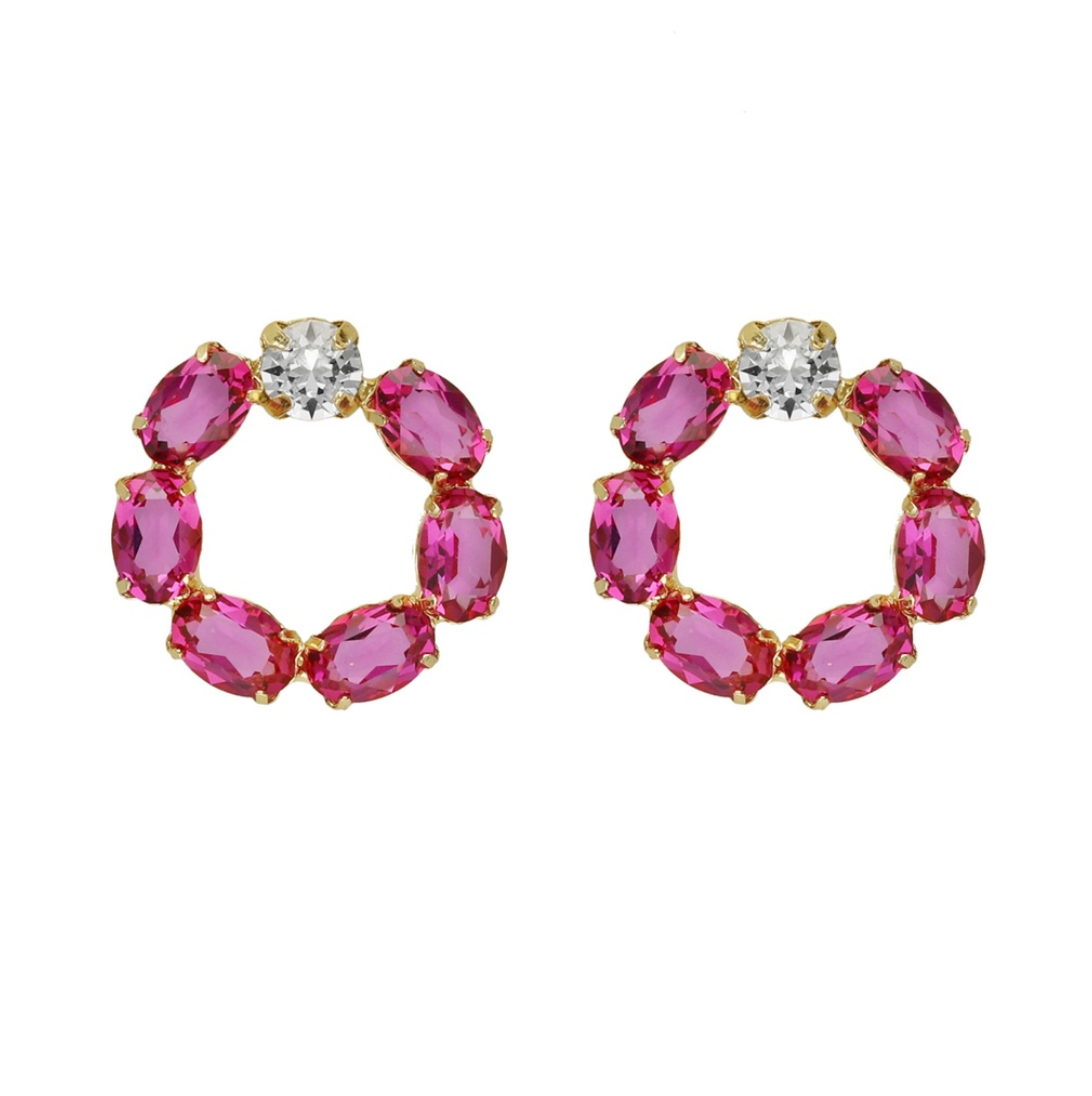 CELIA EARRING - Colorful Crystals