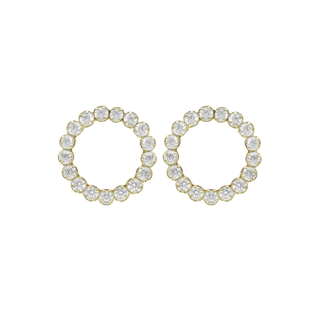 VALO EARRINGS - CLEAR CRYSTALS