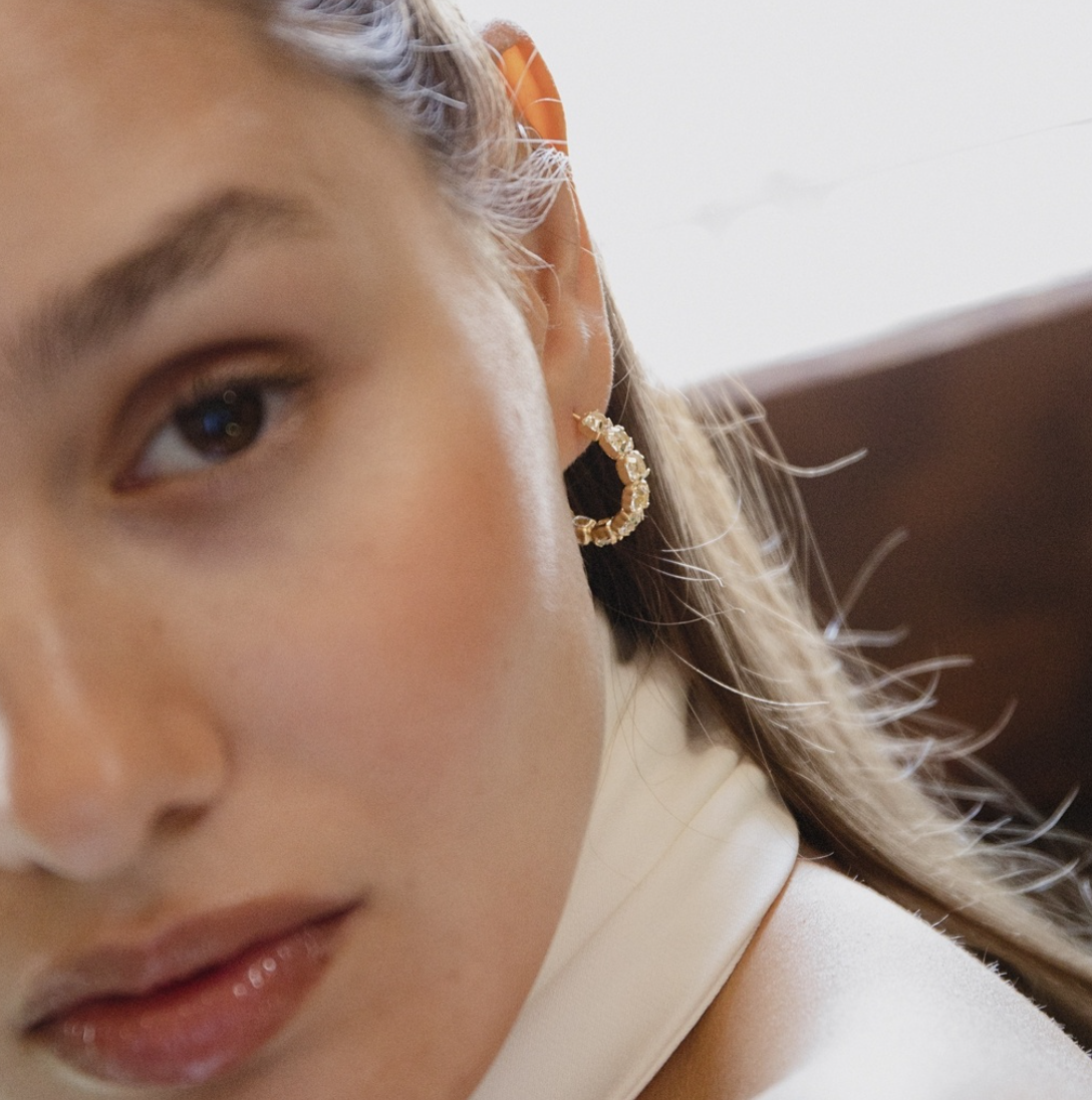 ISADORA EARRING - Clear Crystals