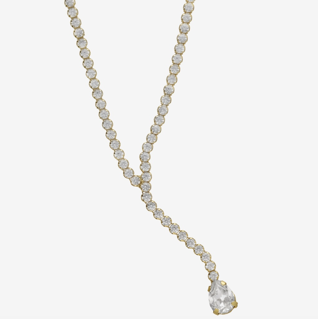 LUMI NECKLACE - CLEAR CRYSTALS