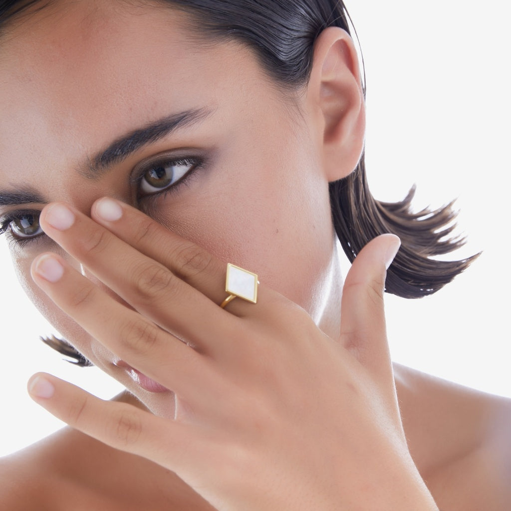 Gede Ring - Mother of Pearl