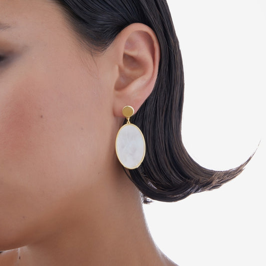WYAN EARRINGS - Mother of Pearl