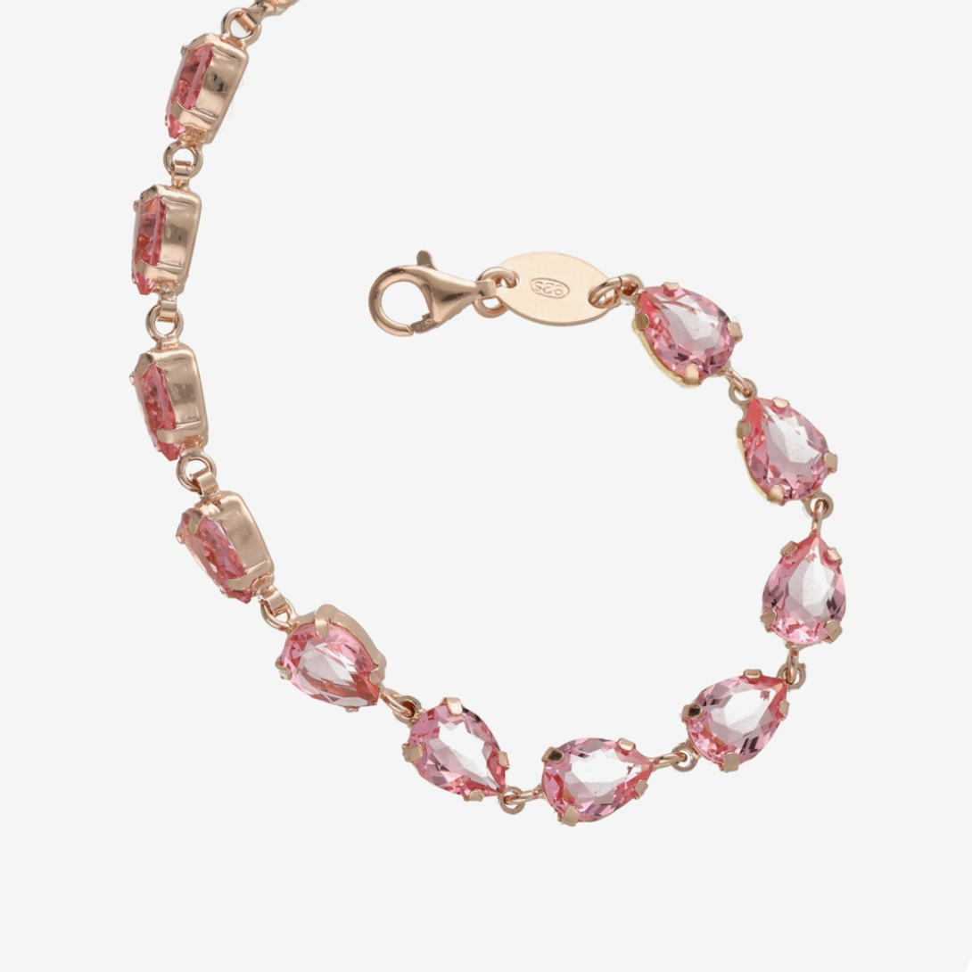 IZABEL BRACELET - LIGHT ROSE CRYSTAL