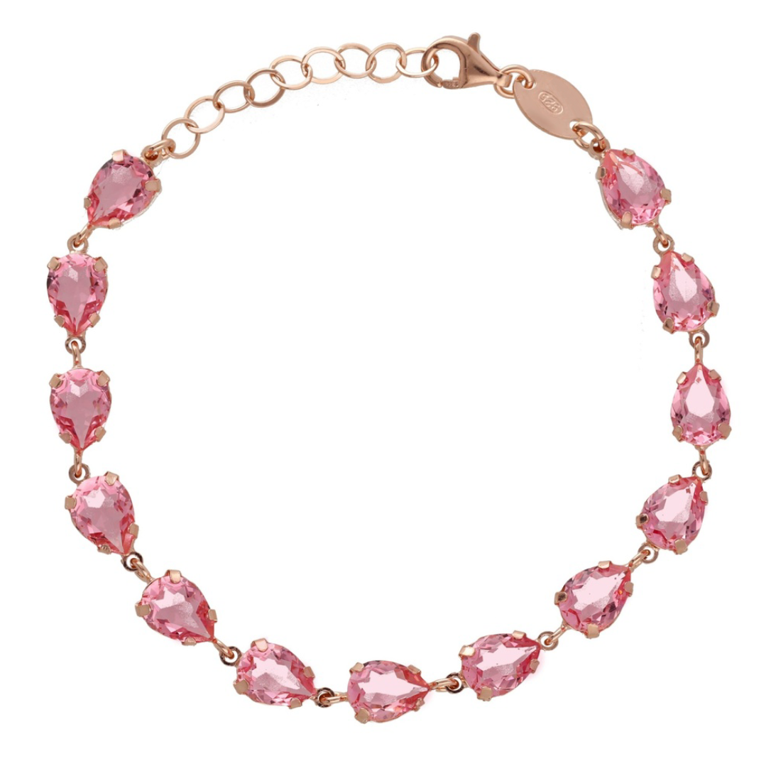 IZABEL BRACELET - LIGHT ROSE CRYSTAL