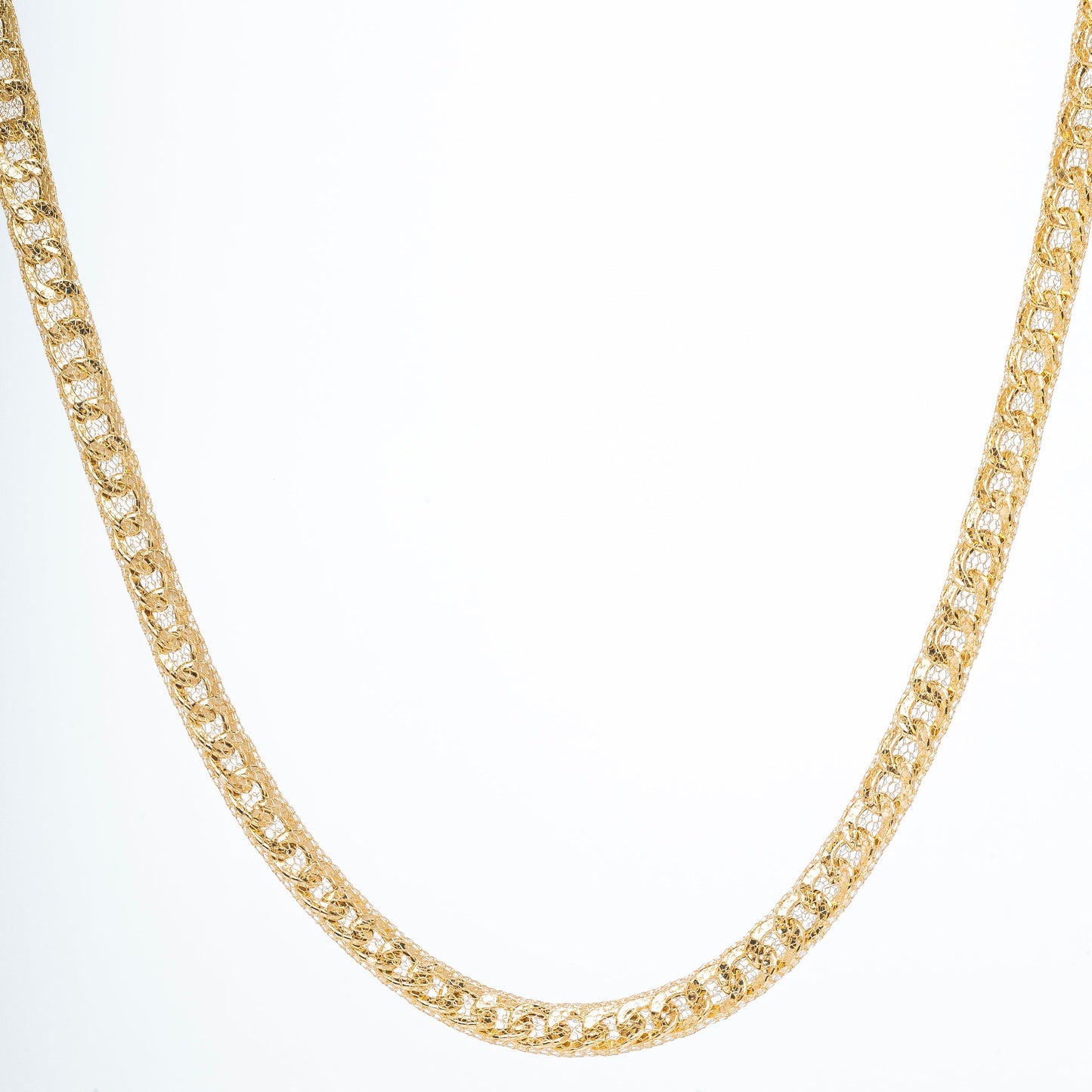 COLLAR ELYNA - Plata de ley / Baño de oro de 18k
