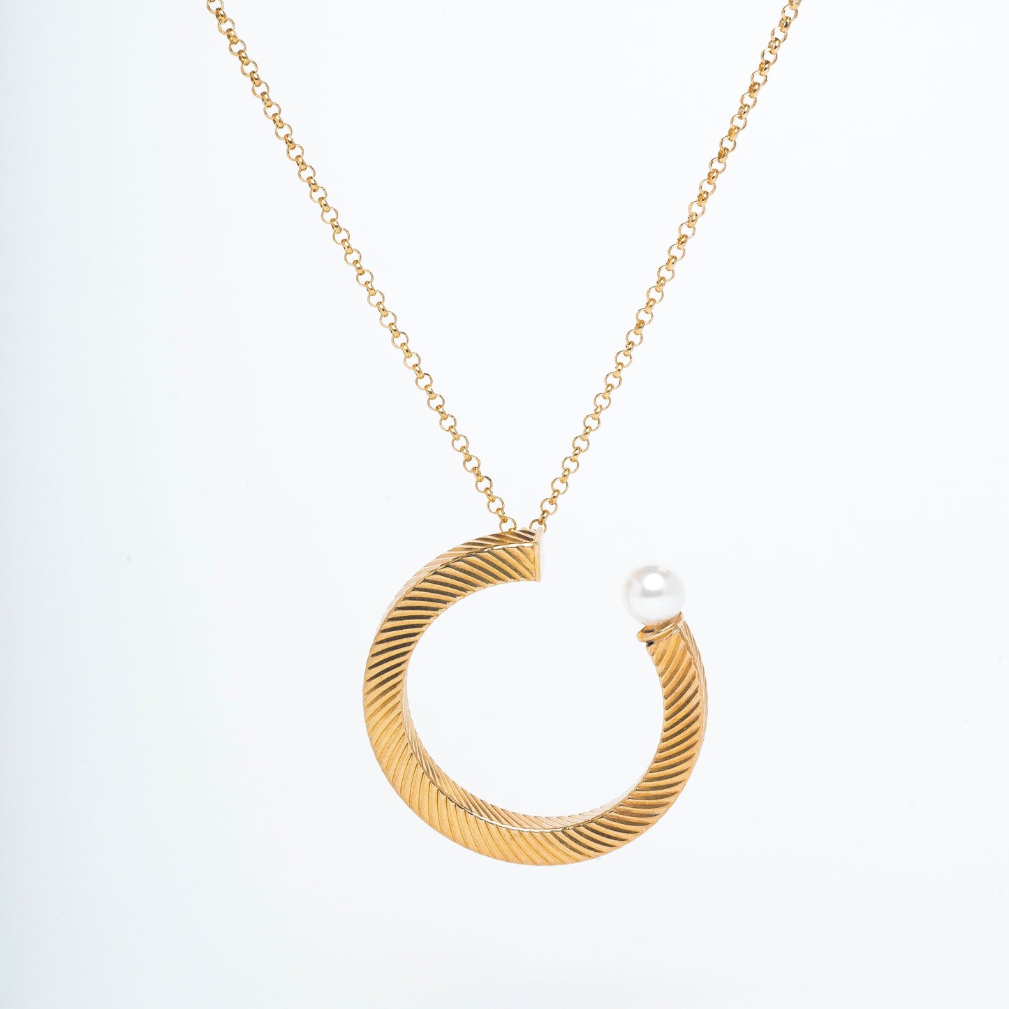 COLLAR ARLINA - Plata de Ley / Baño de Oro 18k, Perlas