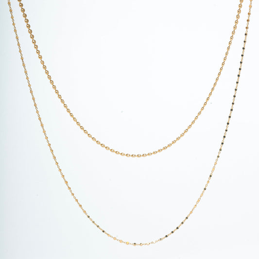 LILI NECKLACE - Sterling silver / 18k Gold-plating