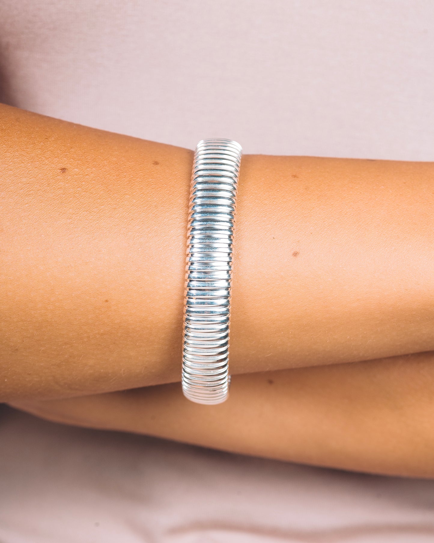 PULSERA FRIDA CUFF -Plata de ley / Baño de rodio
