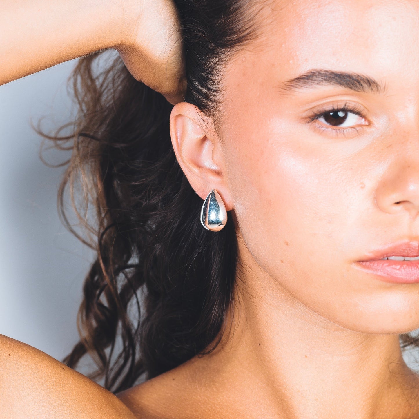 FRIDA EARRING - Sterling Silver / Rhodium plating