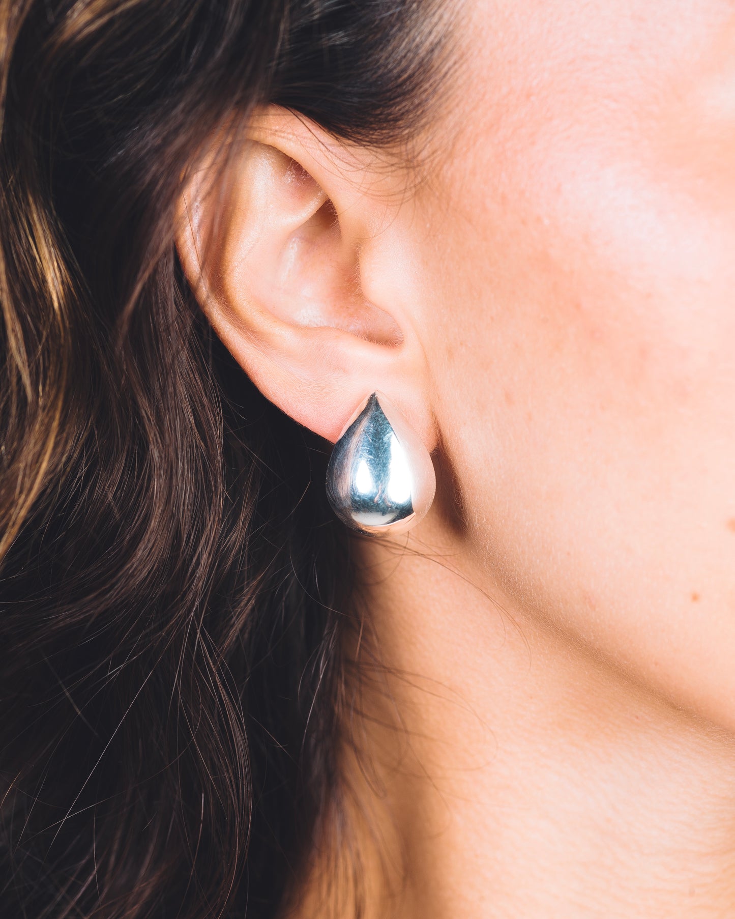 FRIDA EARRING - Sterling Silver / Rhodium plating