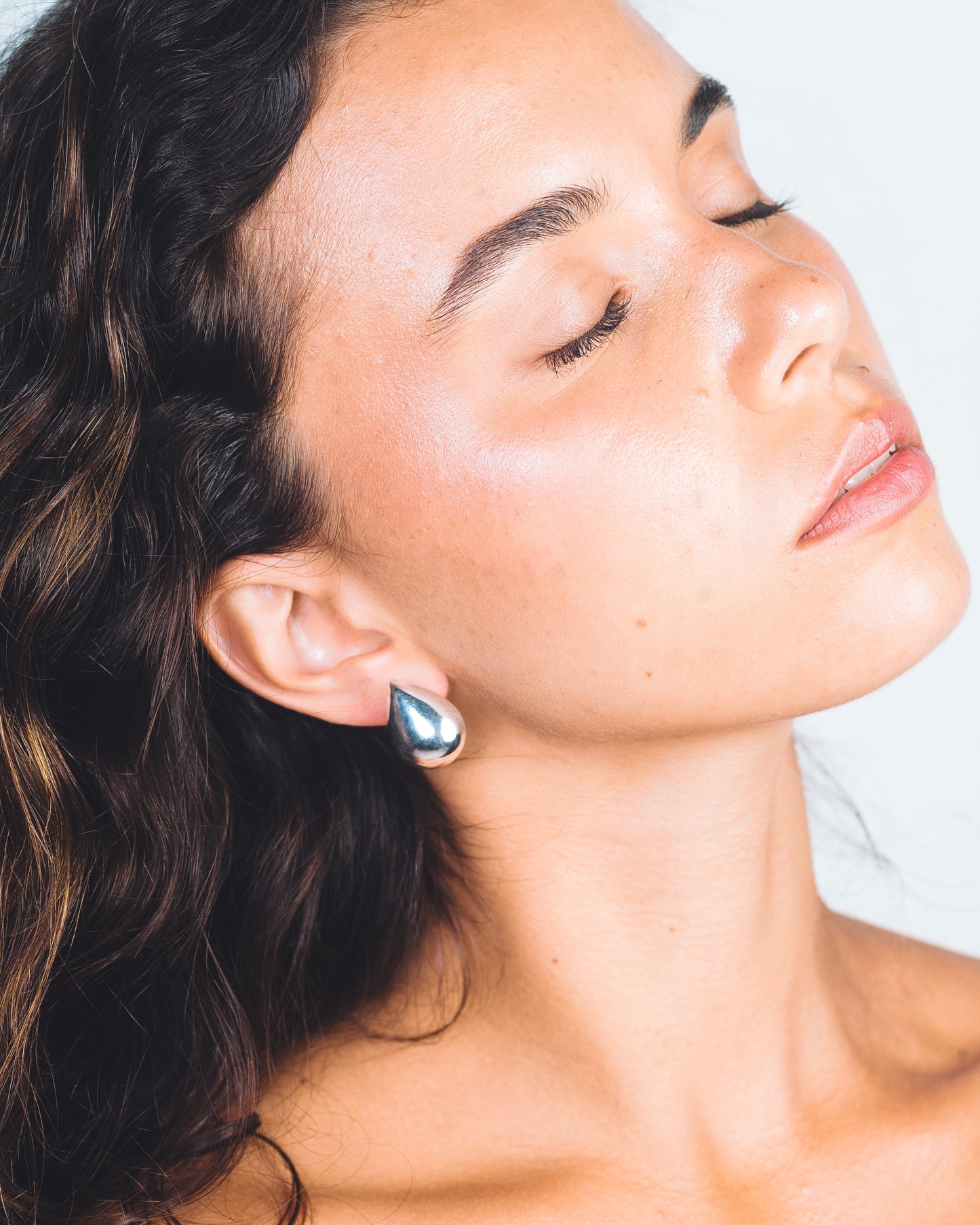 FRIDA EARRING - Sterling Silver / Rhodium plating