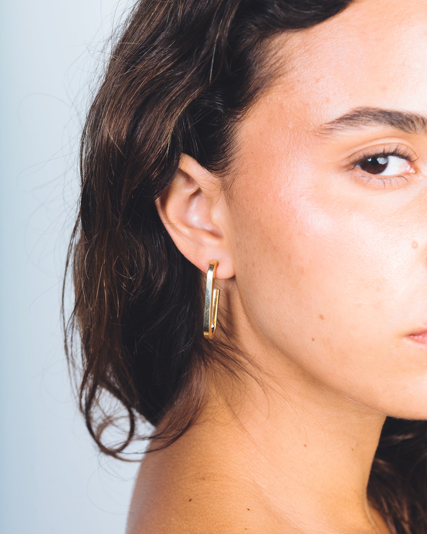 CLASSIC LOOP - Sterling Silver / 18k Gold-plating