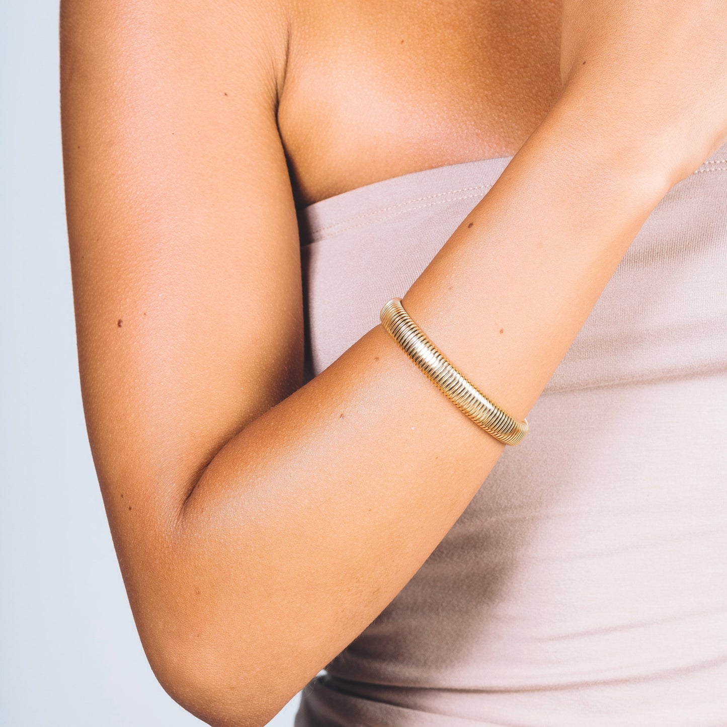 FRIDA CUFF BRACELET - Sterling Silver / 18k Gold-plating