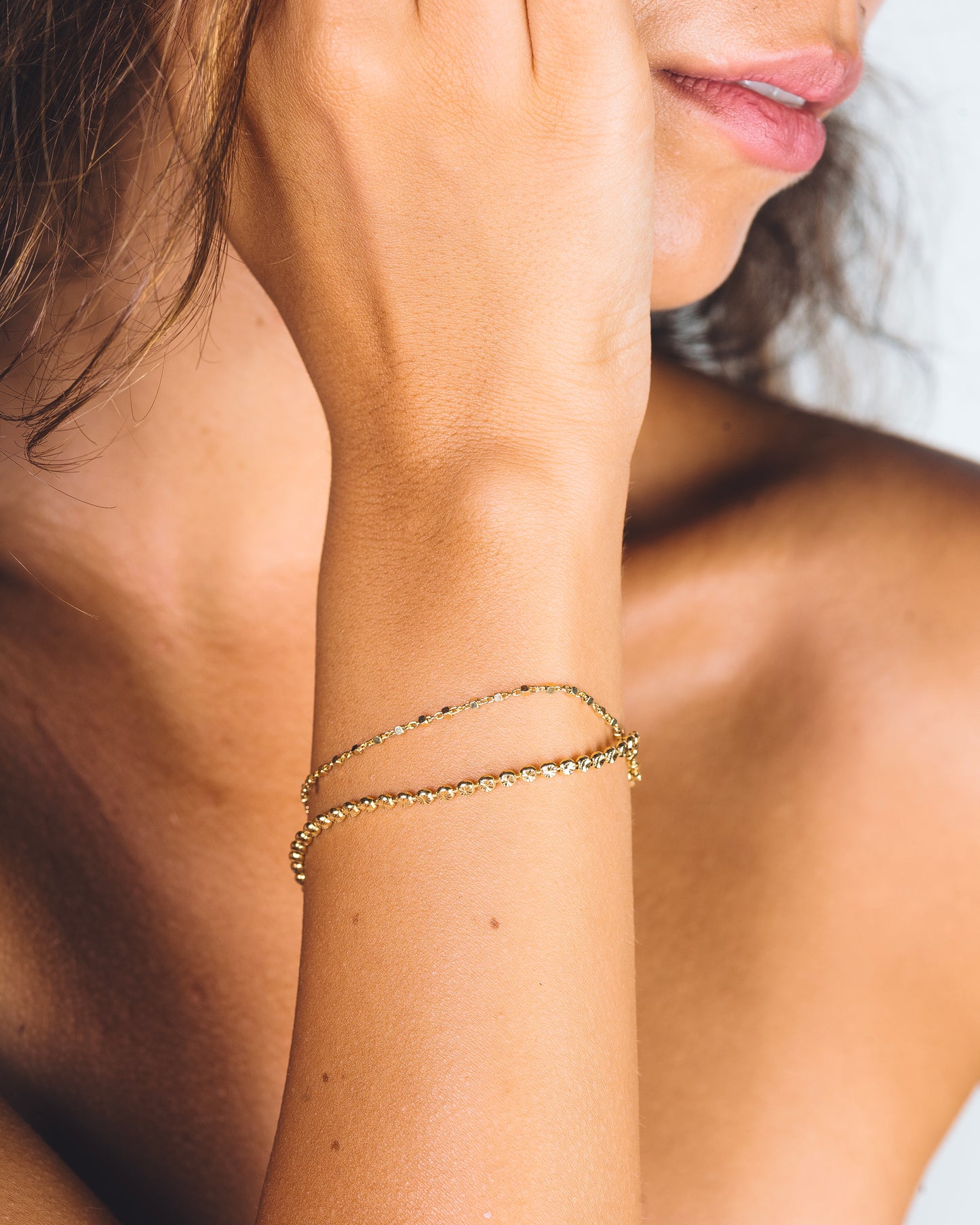 LILI BRACELET - Sterling Silver / 18k gold-plating
