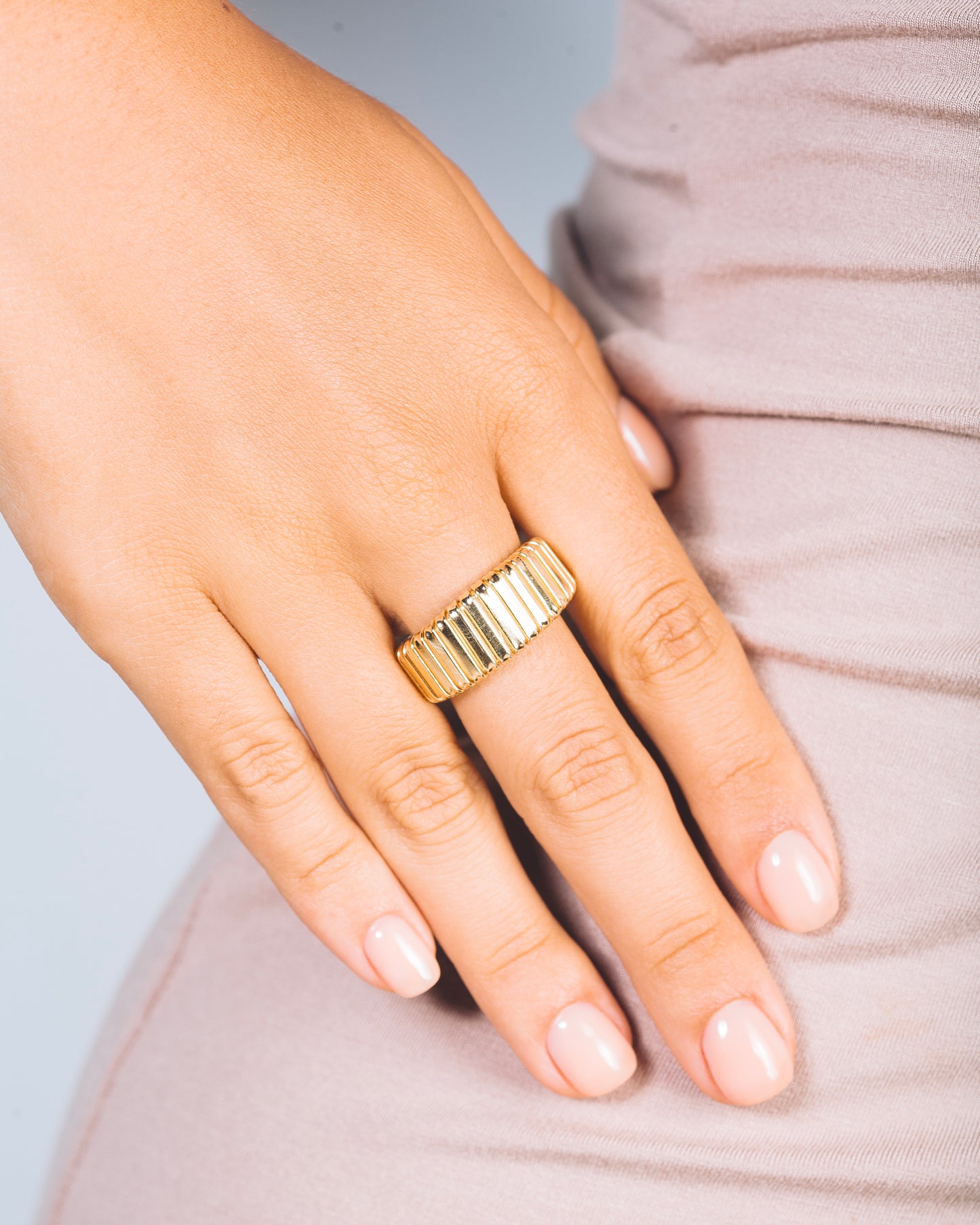 ANILLO FRIDA - Plata de Ley / Baño de Oro 18k