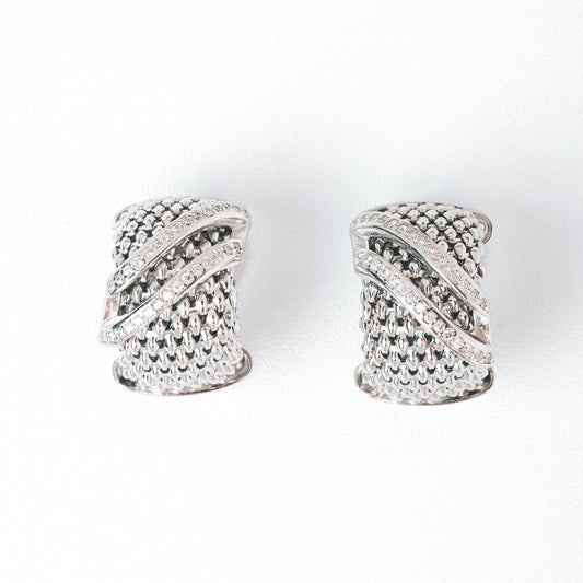 LYA EARRINGS - Sterling Silver / Rhodium plating