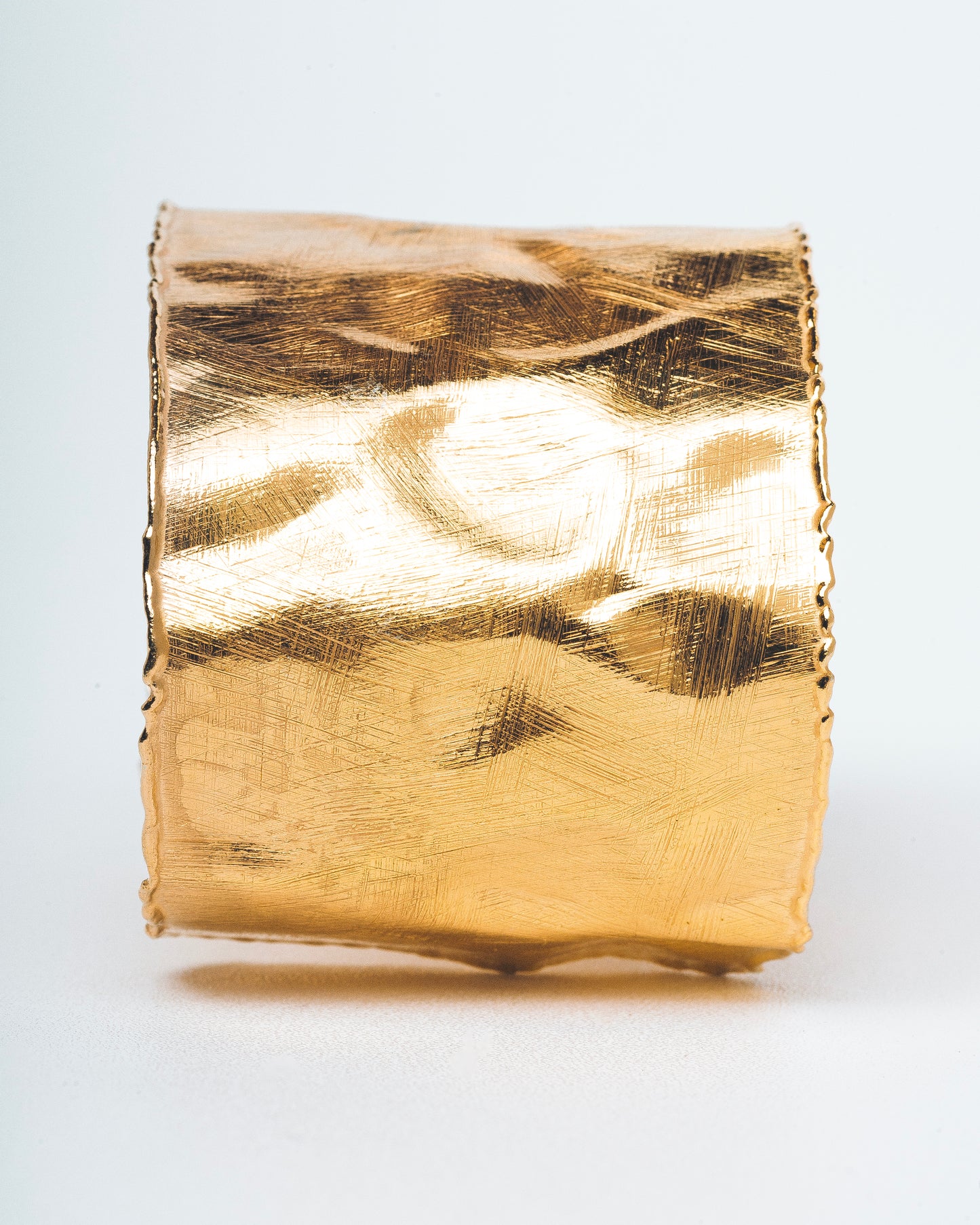 GAIA CUFF BRACELET XL - Sterling Silver / 18k Gold-plating