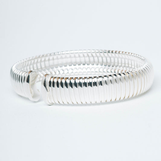 FRIDA CUFF BRACELET -Sterling Silver /  Rhodium plating