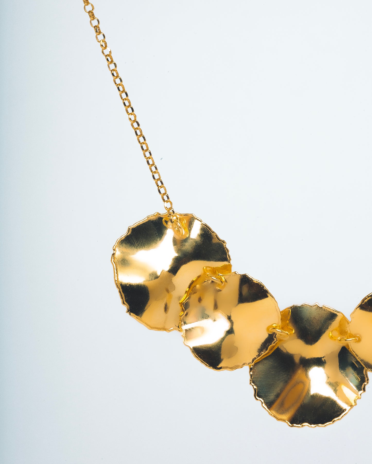 COLLAR REDONDO GAIA - PLATA DE LEY / BAÑO ORO 18K