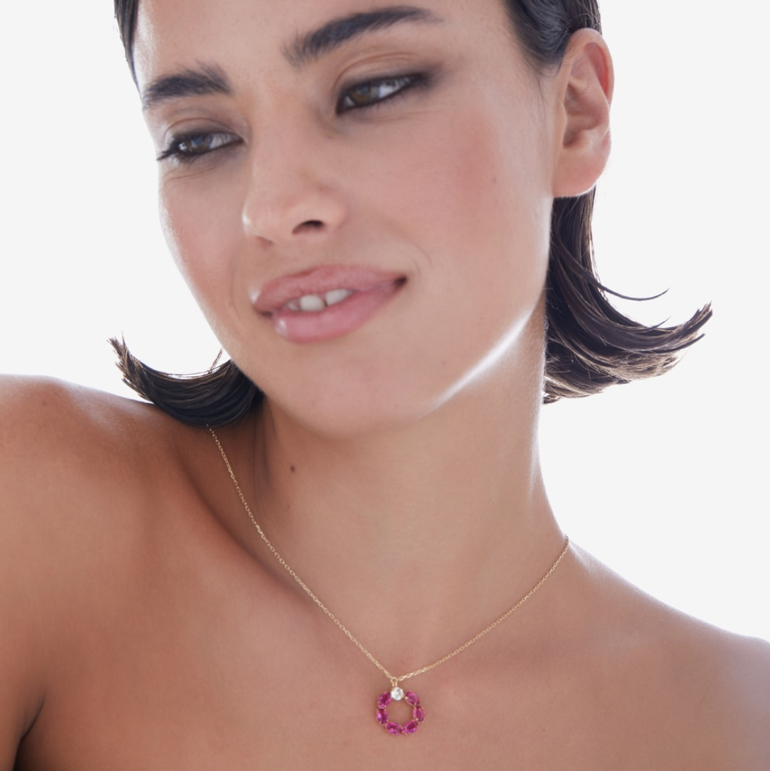 COLLAR CELIA - Cristales de colores