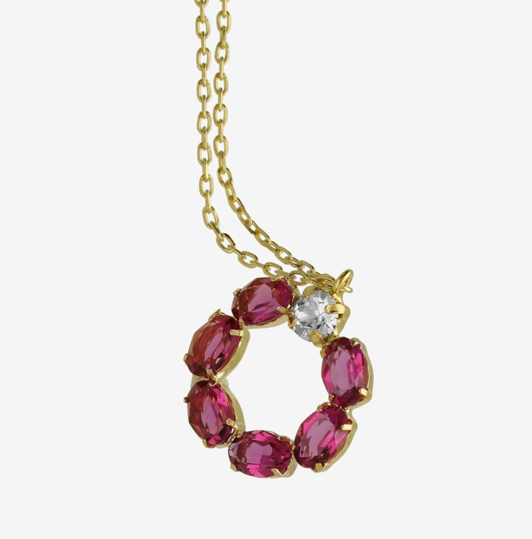 COLLAR CELIA - Cristales de colores