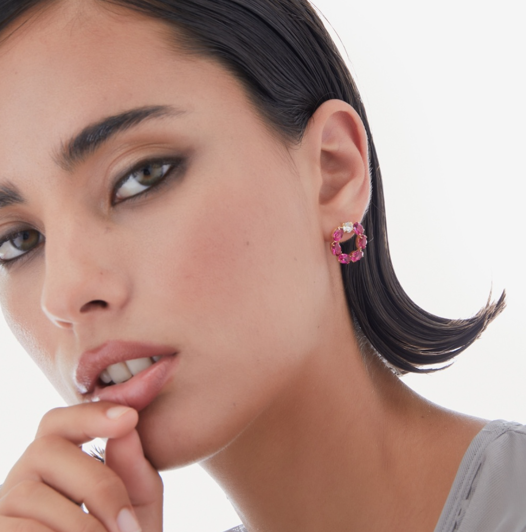 CELIA EARRING - Colorful Crystals