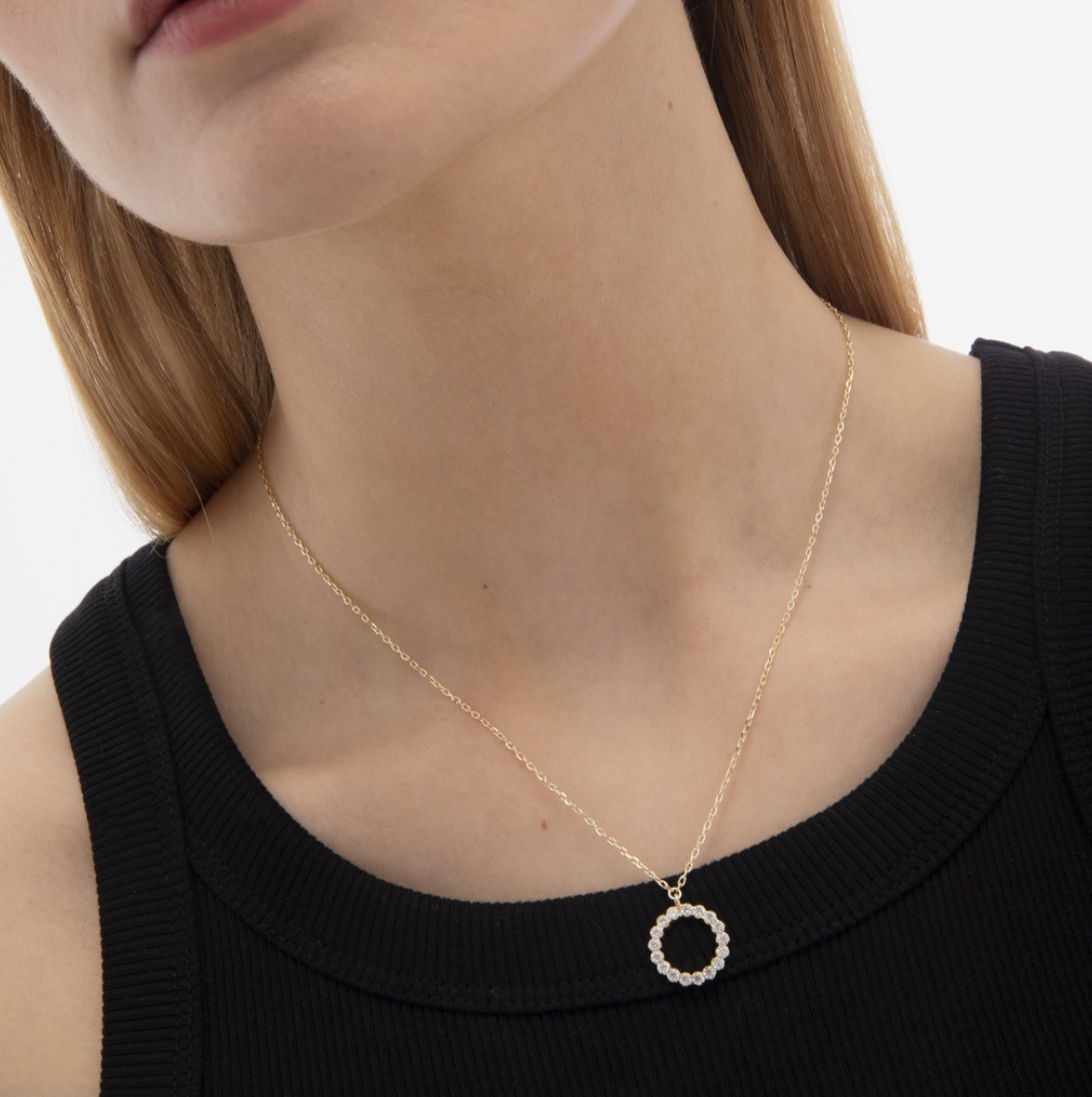 VALO NECKLACE - CLEAR CRYSTALS